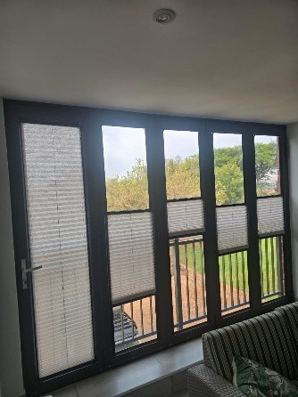 Plisse blind by Linric Blinds