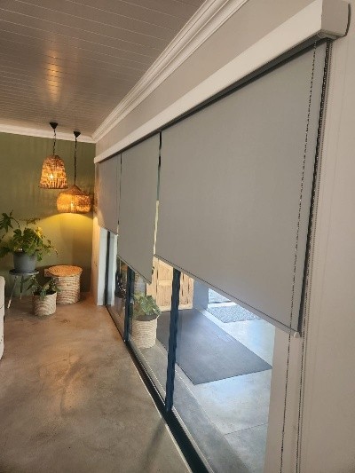 Roller blind fitted by Linric Blinds