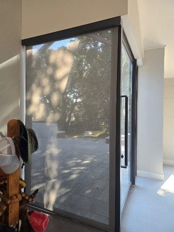 Roller blind fitted by Linric Blinds