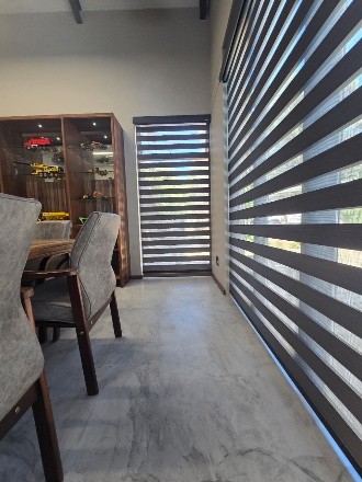 Zebra double-roller blind by Linric Blinds