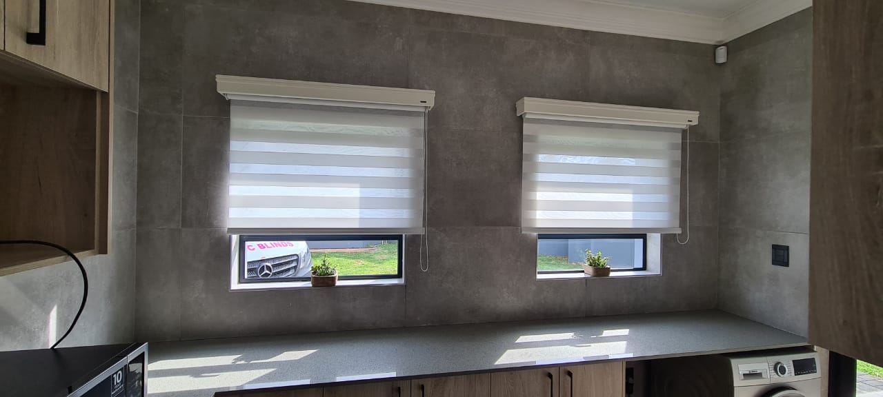 Zebra double-roller blind by Linric Blinds